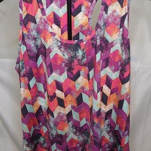 Colorful Chevron Women's Tank Top